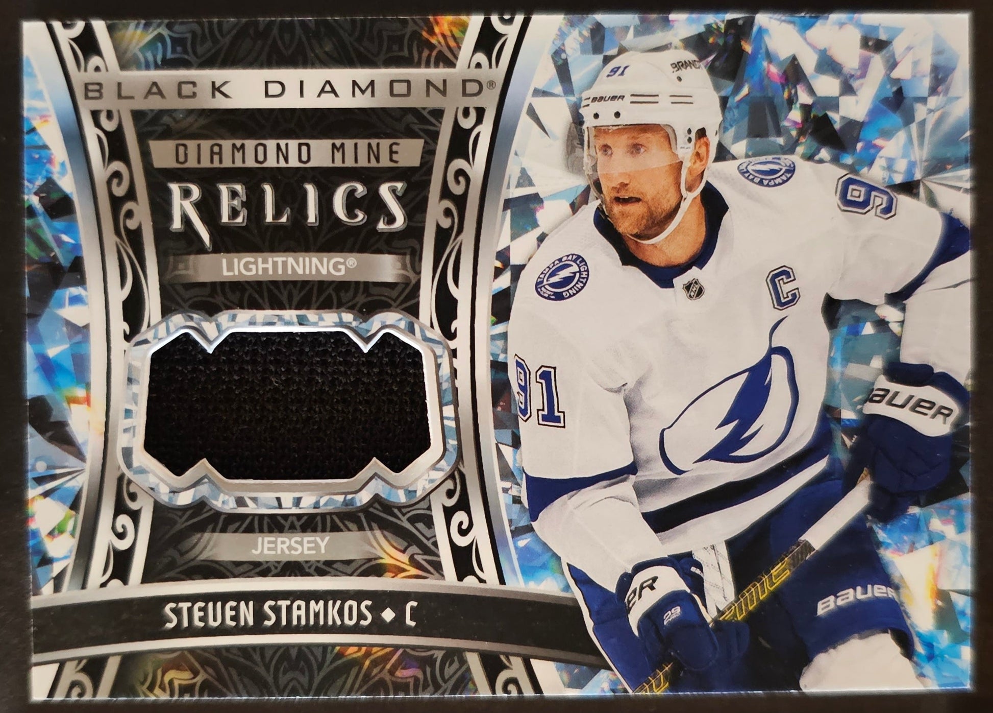 Steven Stamkos Diamond Mine Relics Jersey - 2022/23 Black Diamond