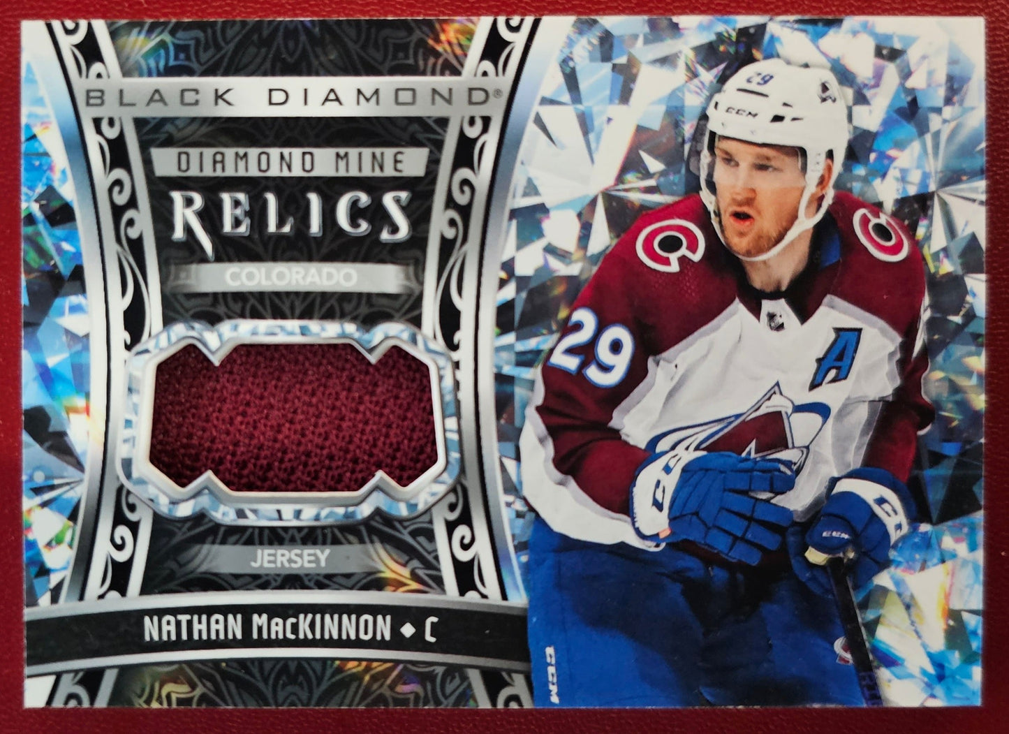 Nathan MacKinnon Diamond Mine Relics Jersey - 2022/23 Black Diamond