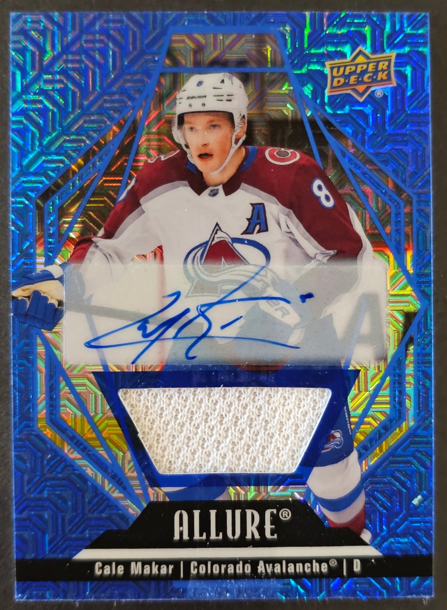 Cale Makar Blue Line Auto Jersey - 2022/23 Allure