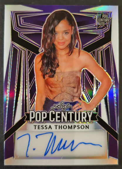 Tessa Thompson Autograph Prismatic Purple /20 - 2023 Leaf Pop Century