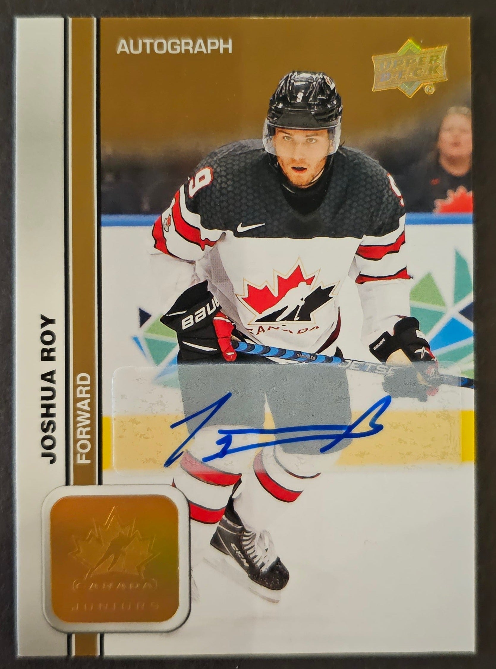 Joshua Roy Autograph - 2023 Team Canada Juniors