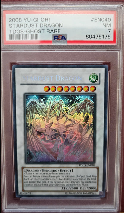 Stardust Dragon Ghost Rare TDGS-EN040 Graded PSA 7 - 2008 Yu-Gi-Oh!