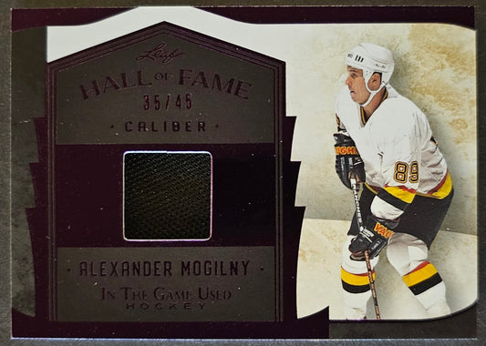 Alexander Mogilny Hall Of Fame Caliber Jersey /45 - 2022/23 Leaf In The Game Used