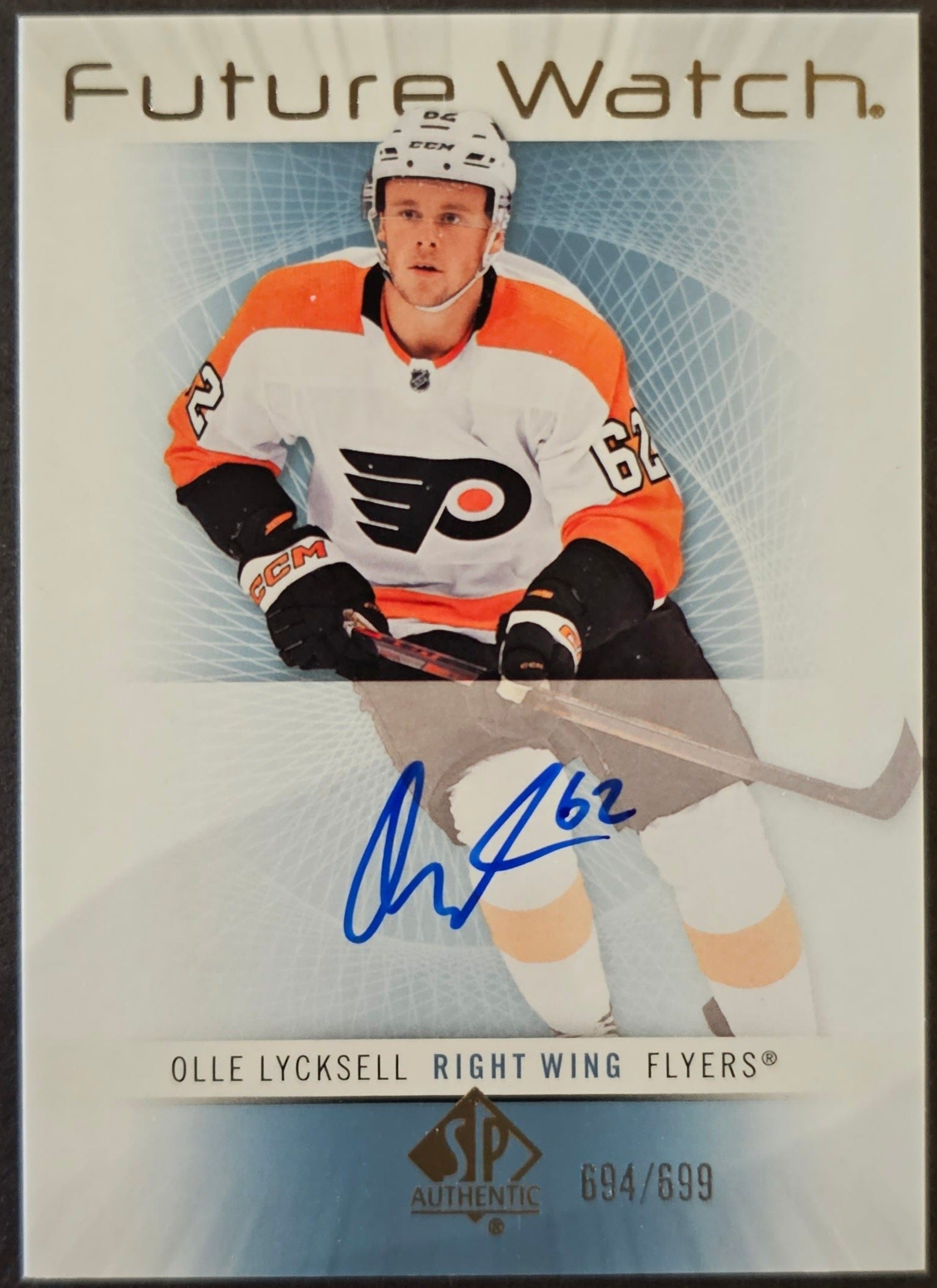 Olle Lycksell Retro Future Watch Auto /699 - 2022/23 SP Authentic 