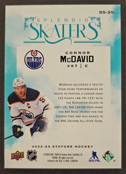 Connor McDavid Splendid Skaters /150- 2022/23 Stature