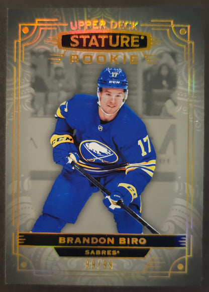 Brandon Biro Photo Variant Rookie /99 - 2022/23 Stature