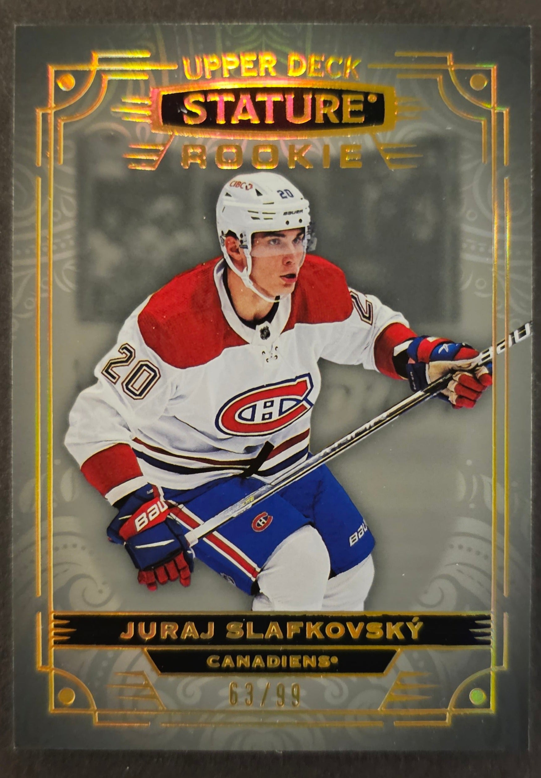 Juraj Slafkovsky Rookie Design-Photo Varaint /99 - 2022/23 Stature ...