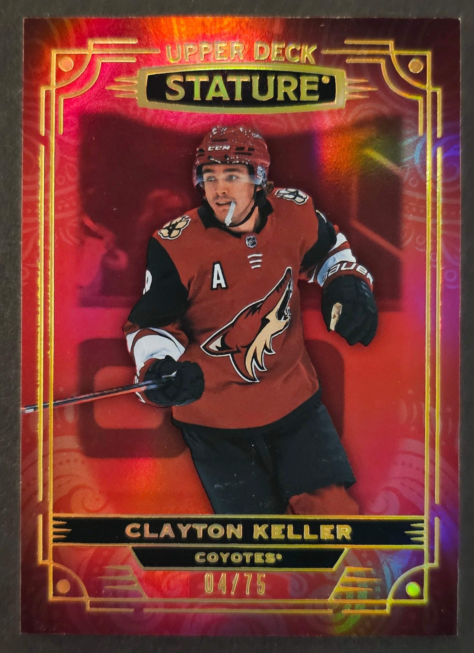 Clayton Keller Stature Red /75 - 2022/23 Stature