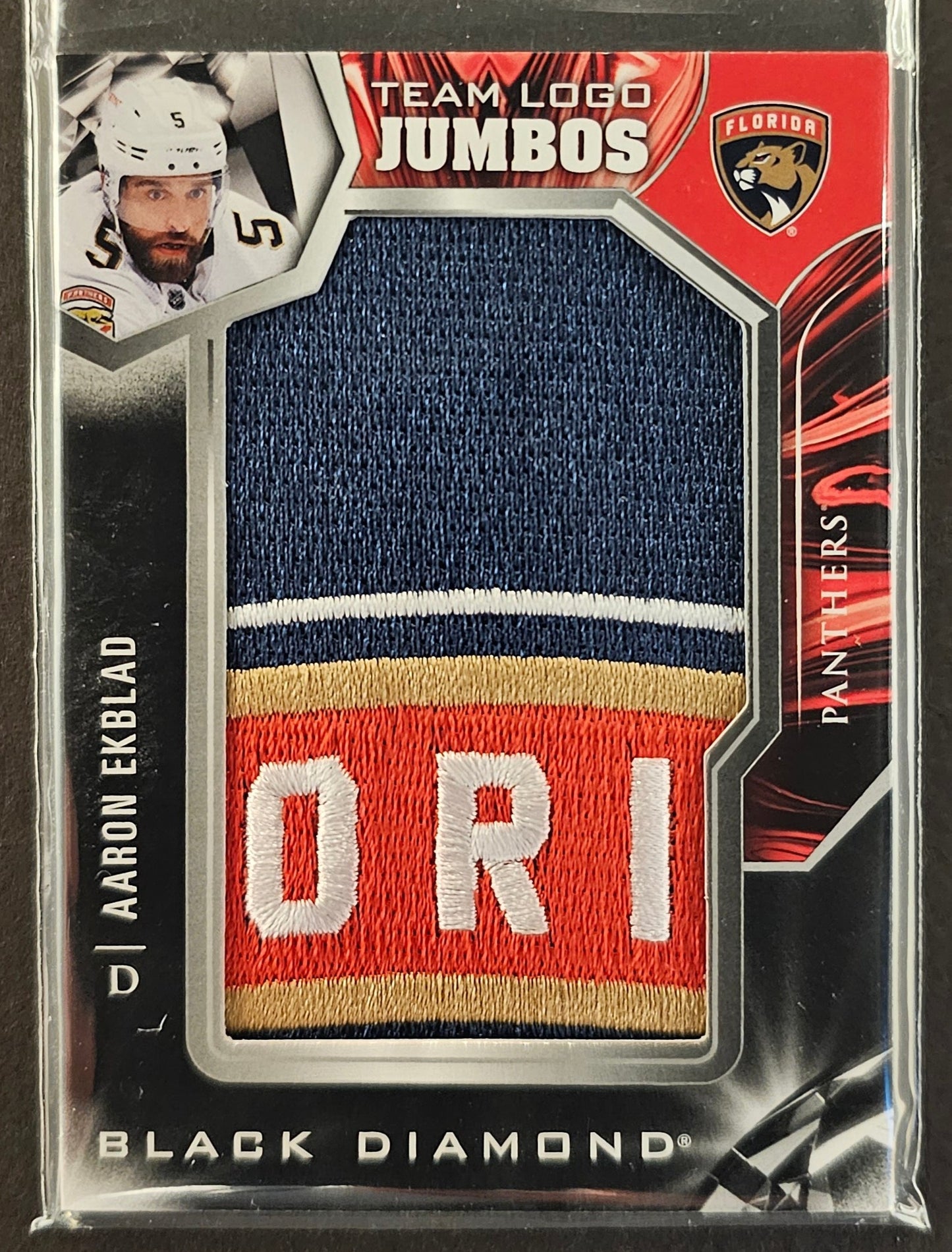 Aaron Ekblad Team Logo Jumbos - 2022/23 Black Diamond