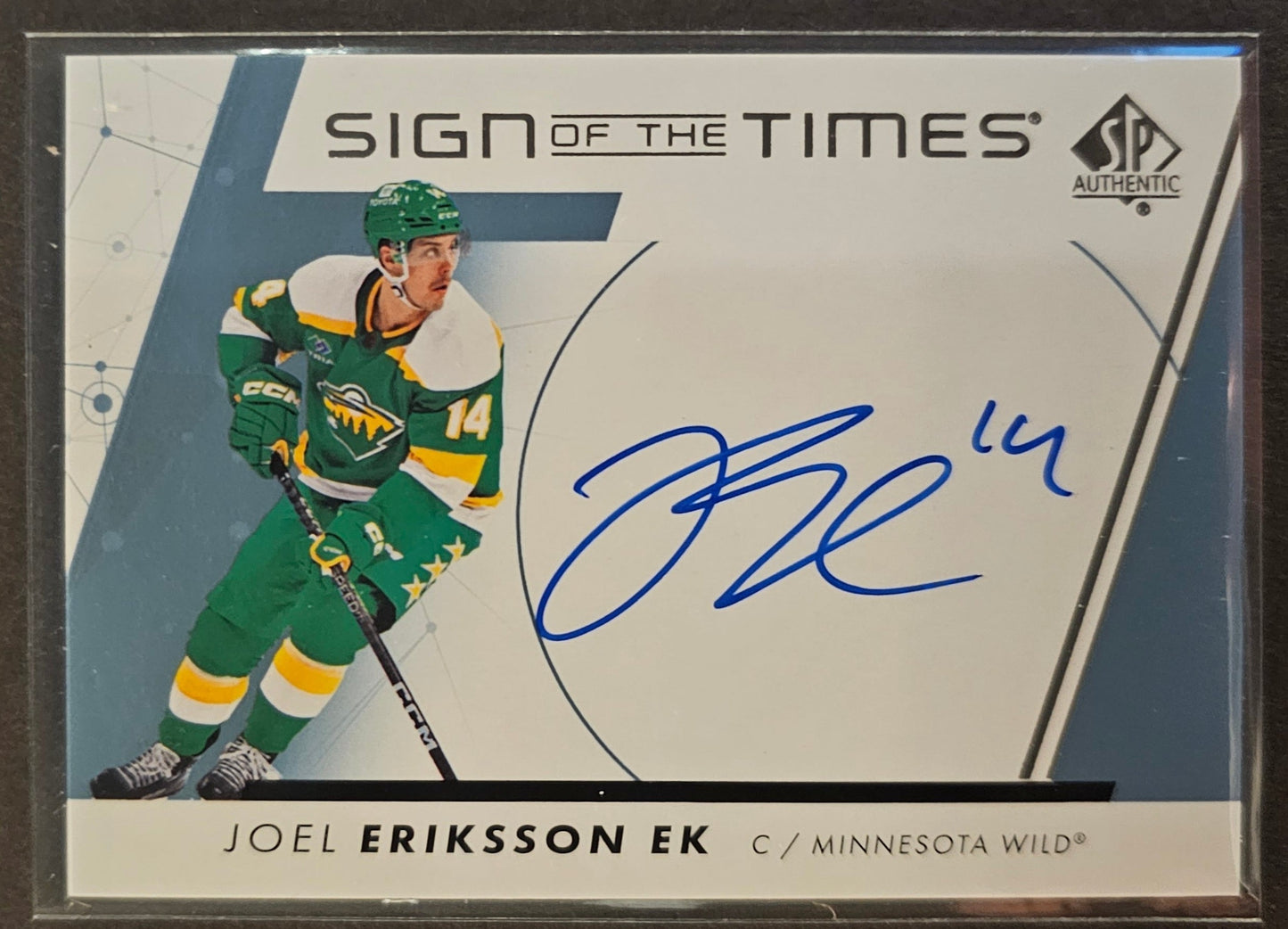 Joel Eriksson Ek Sign Of The Times Auto - 2022/23 SP Authentic