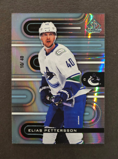 Elias Pettersson Gold /40 - 2022/23 SP Game Used