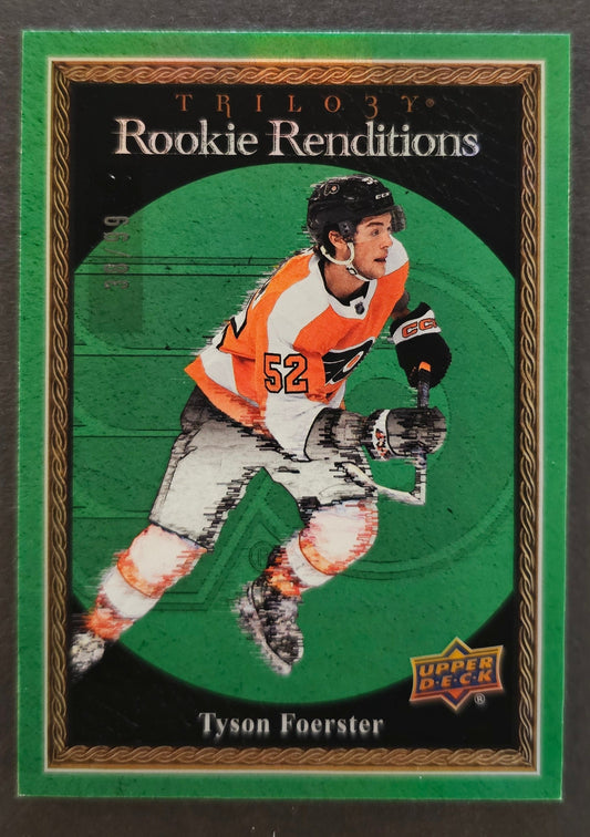 Tyson Foester Rookie Renditions Green /99 - 2023/24 Trilogy