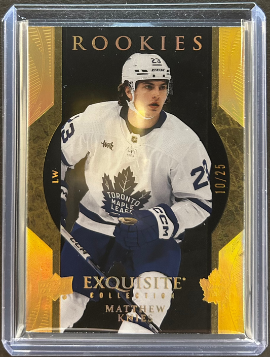 Matthew Knies Exquisite Collection Gold /25 - 2023/24 Ice