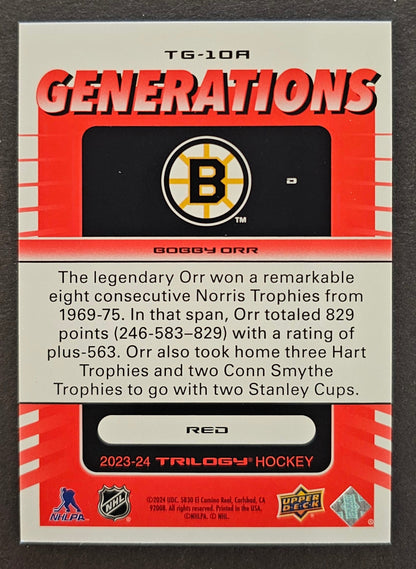 Bobby Orr Generations Red /799 - 2023/24 Trilogy