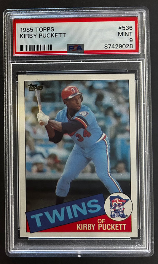 Kirby Puckett - PSA 9 - 1985 Topps