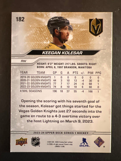 Keegan Kolesar Exclusives /100 - 2023/24 Series 1