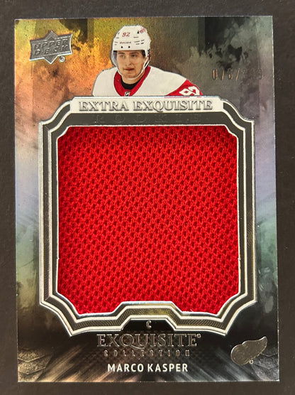 Marco Kasper Extra Exquisite Rookie /349 Jersey Patch - 2023/24 Black Diamond