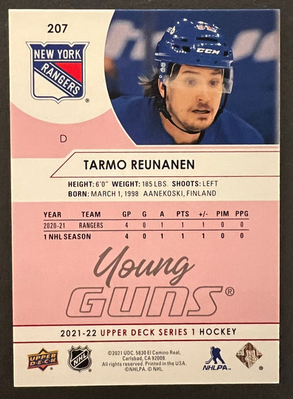 Tarmo Reunanen Young Guns Exclusives /100 - 2021/22 Series 1