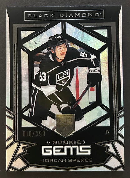 Jordan Spence Rookie Gems /399 - 2023/23 Black Diamond