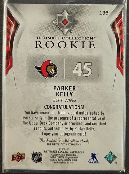 Parker Kelly Rookie Autograph /299 - 2021/22 Ultimate