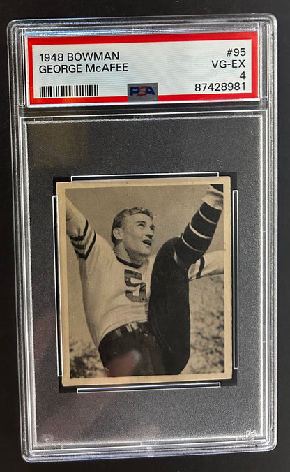 George McAfee - PSA 4 - 1948 Bowman