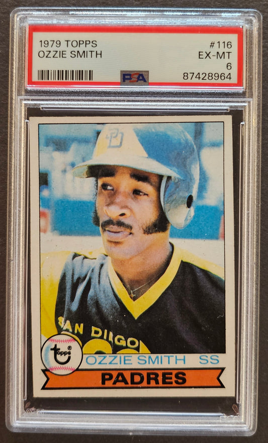 Ozzie Smith #116 Padres Graded PSA 6 - 1979 Topps