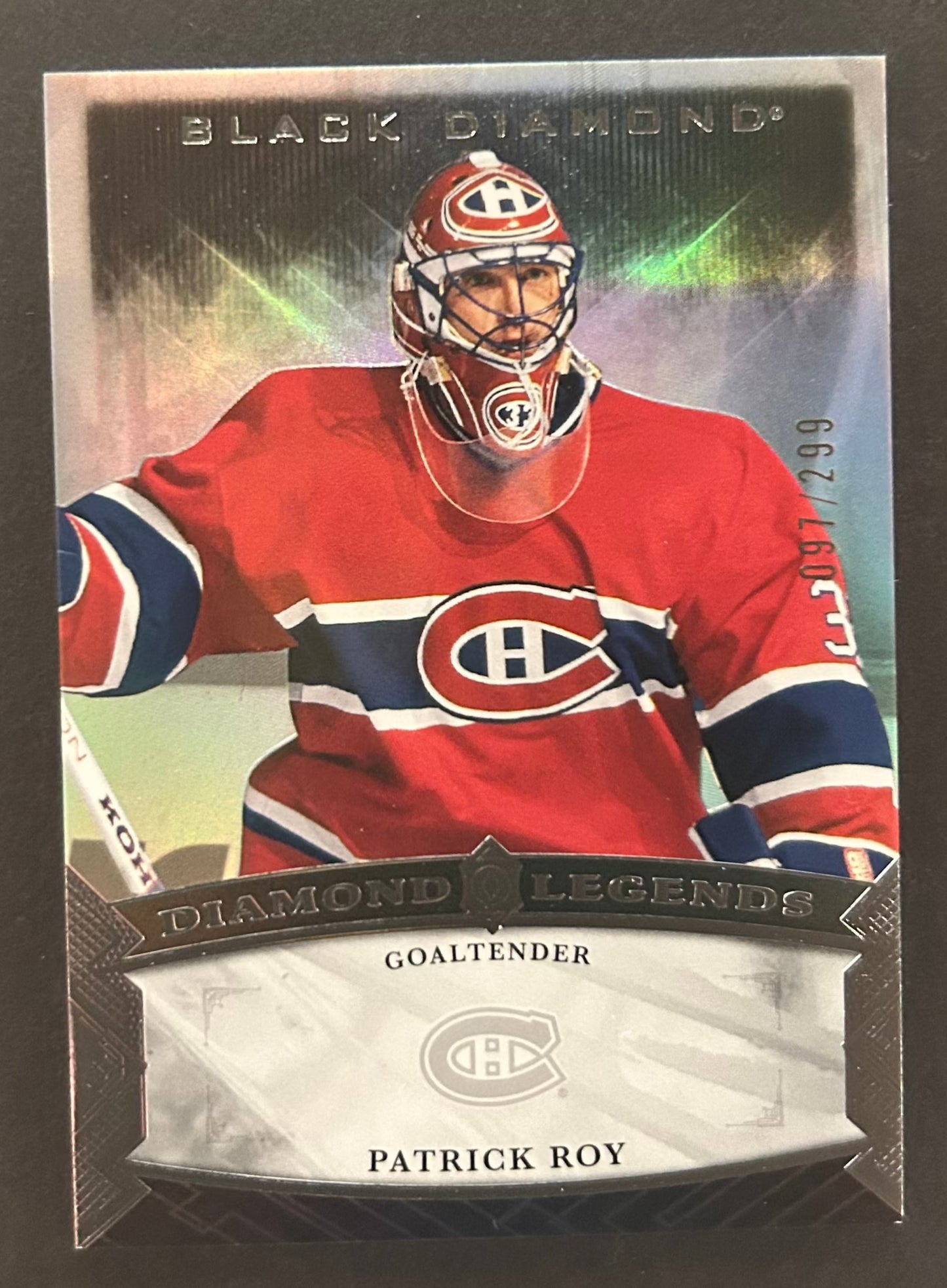 Patrick Roy Diamond Legends /299 - 2023/24 Black Diamond