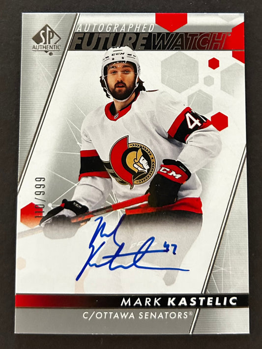 Mark Kastelic Future Watch Auto /999 - 2022/23 SP Authentic 