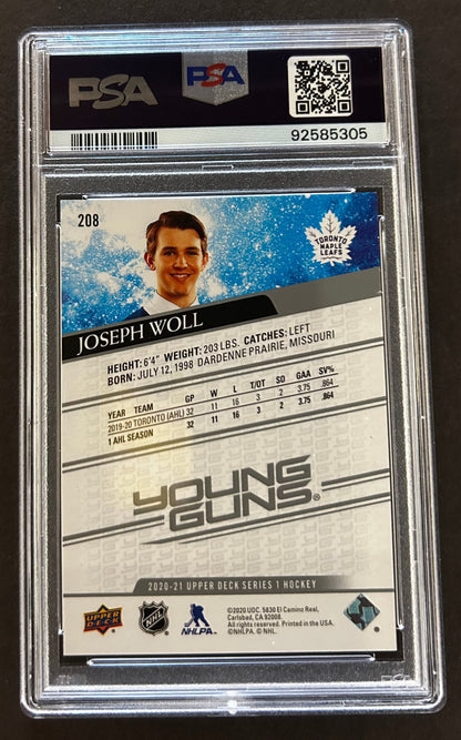 Joseph Woll Young Guns #208 - PSA 10 - 2020/21 Series 1 