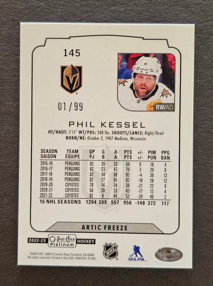 Phil Kessel Arctic Freeze /99 - 2022/23 O-Pee-Chee Platinum