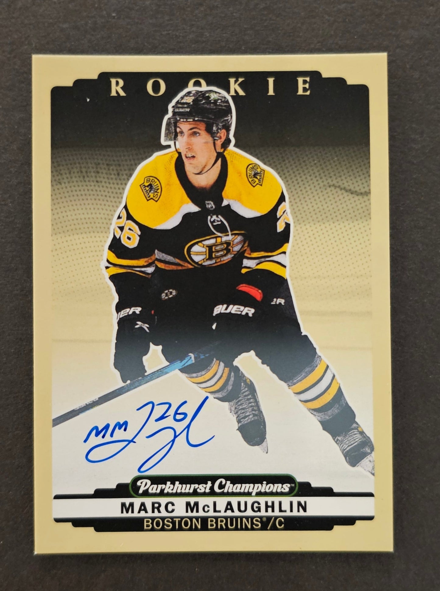 Marc McLaughlin Rookie Auto - 2022/23 Parkhurst