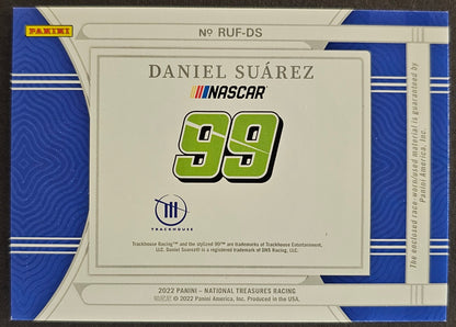 Daniel Saurez Race-Used Firesuit /25 - 2022 National Treasures Racing