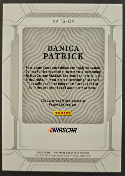 Danica Patrick Trackside Signatures Auto /53 - 2022 National Treasures Racing