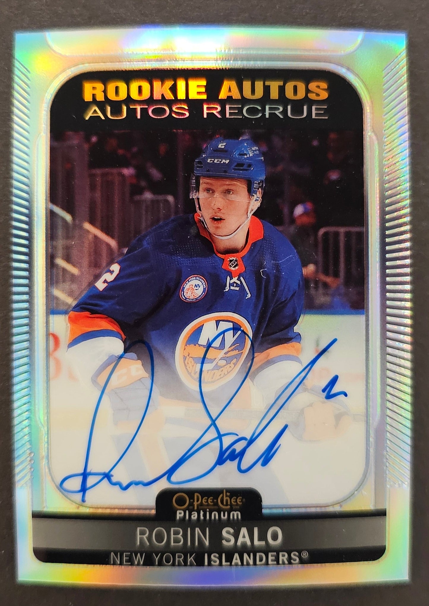 Robin Salo Rookie Autos Rainbow - 2021/22 O-Pee-Chee Platinum