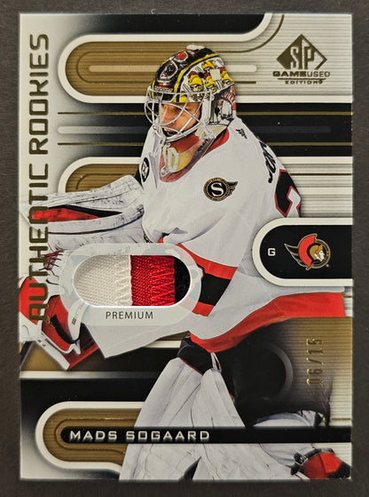 Mads Sogaard Authentic Rookies Premium Patch /15 - 2022/23 SP Game Used