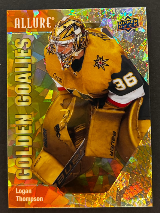 Logan Thompson Golden Goalies Orange /399 - 2023/24 Allure