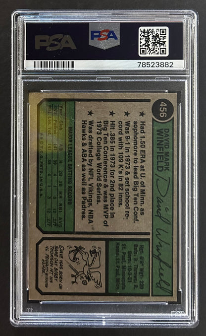 Dave Winfield - PSA 6 - 1974 Topps 