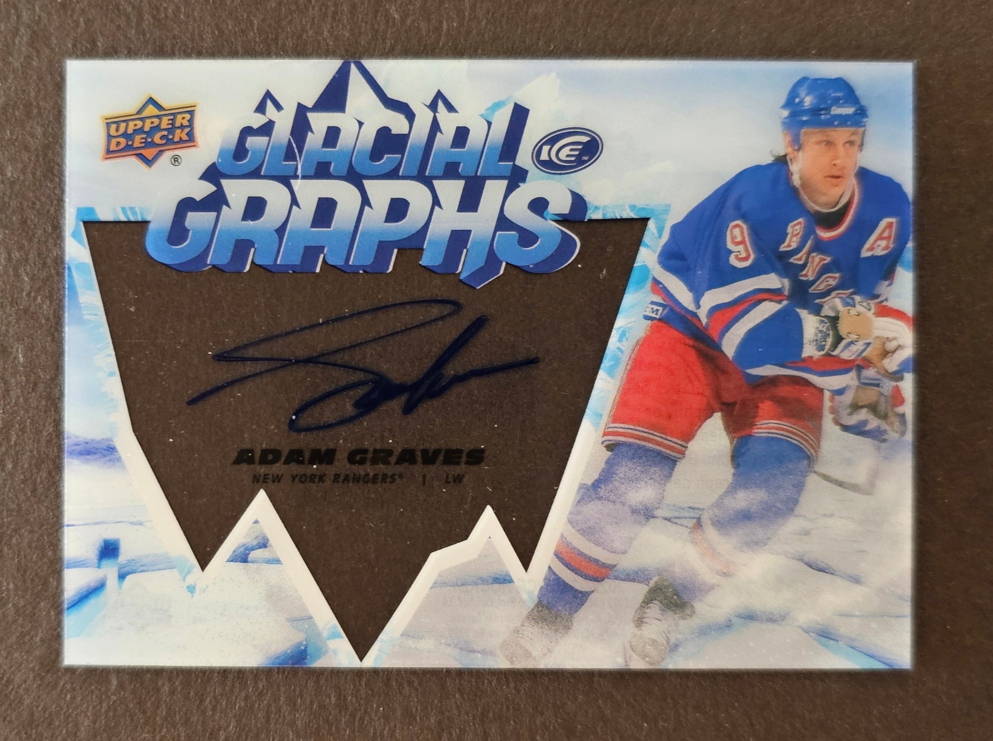 Adam Graves Glacial Graphs Auto - 2022/23 Ice