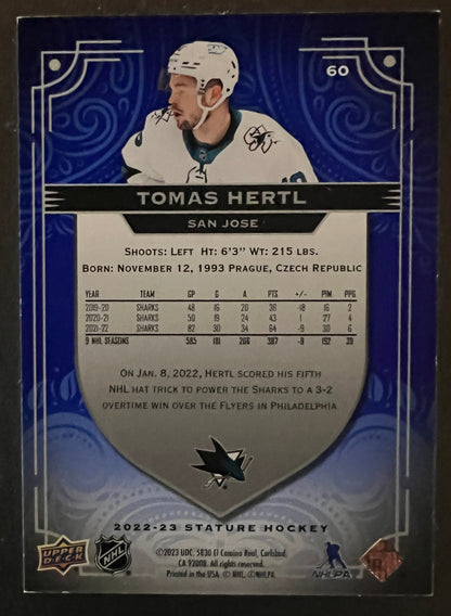 Tomas Hertl Photo Variant Blue /3 - 2022/23 Stature