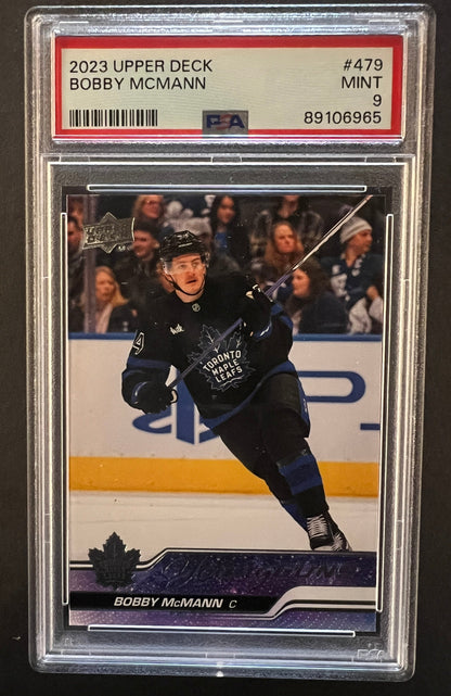 Bobby McMann Young Guns Rookie #479 - PSA 9 - 2023/24 Series 2