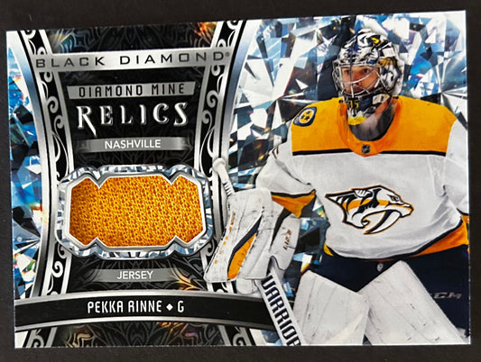 Pekka Rinne Diamond Mine Relics Jersey - 2022/23 Black Diamond