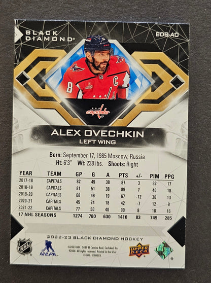 Alex Ovechkin Black Diamond Blue /25 - 2022/23 Black Diamond