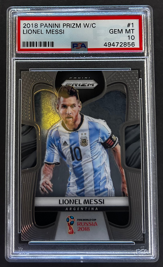 Lionel Messi - PSA 10 - 2018 Panini Prizm World Cup