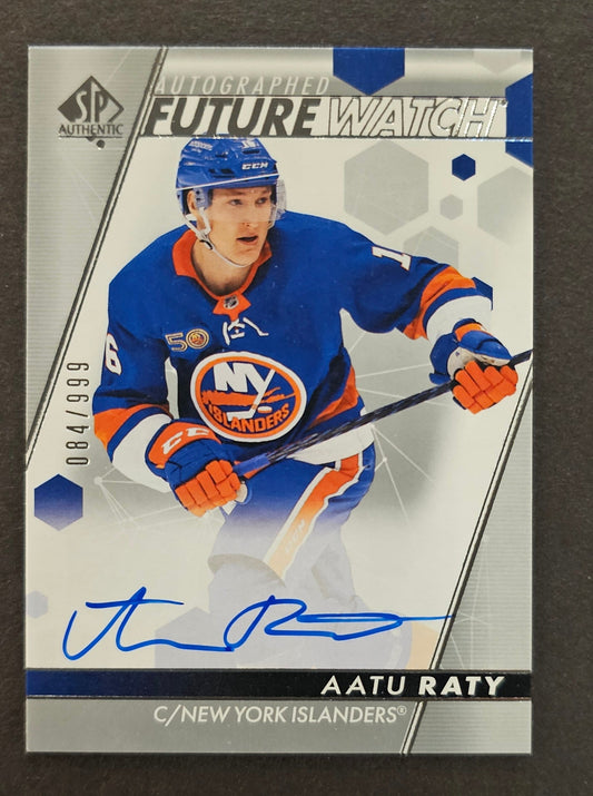 Aatu Raty Future Watch Auto /999 - 2022/23 SP Authentic