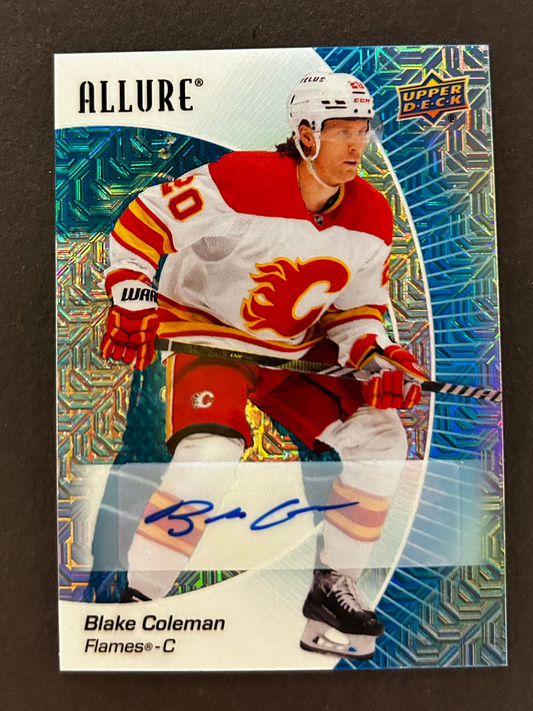 Blake Coleman Blue Line Auto /35 - 2023/24 Allure