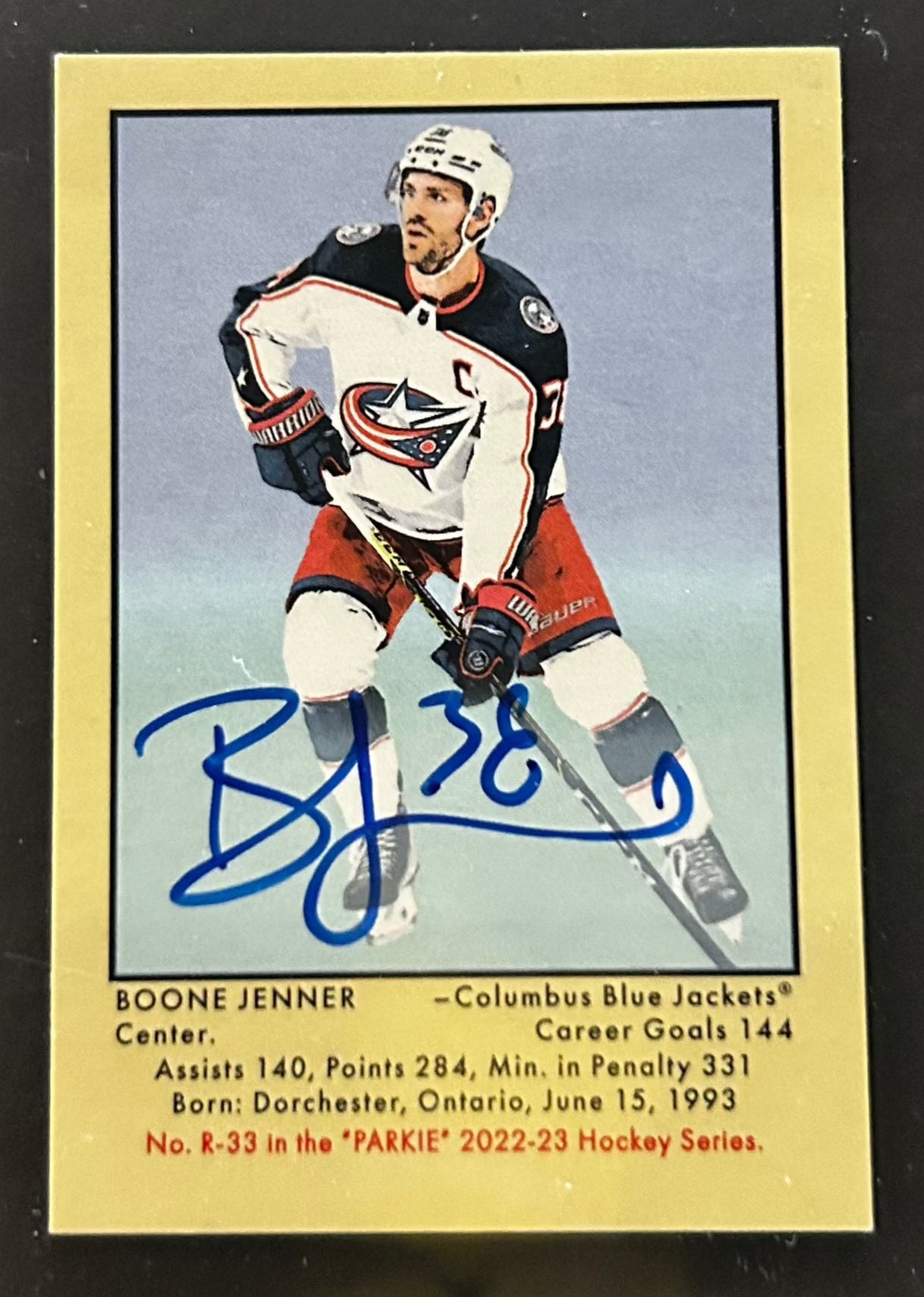 Boone Jenner Parkie Auto - 2022/23 Parkhurst 