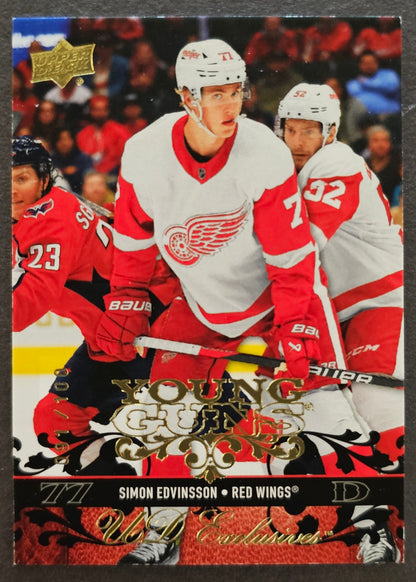 Simon Edvinsson Young Guns Retro UD Exclusives /100 - 2023/24 Extended Series