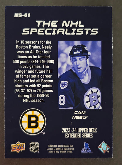 Cam Neely The NHL Specialists SSP - 2023/24 Extended Series