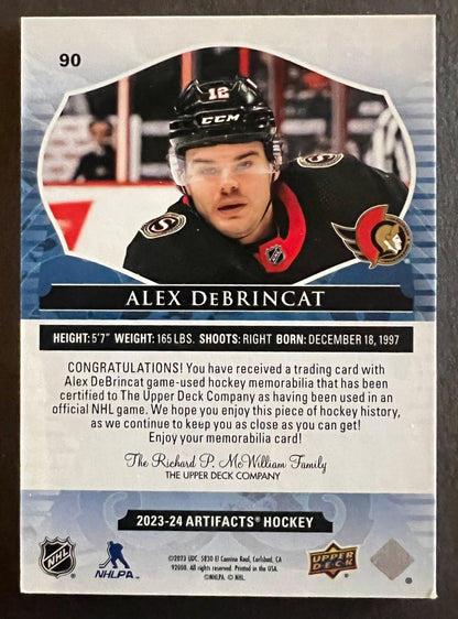 Alex DeBrincat Dual Jersey Copper /249 - 2023/24 Artifacts