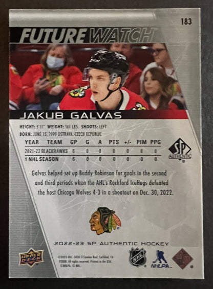 Jakub Galvas Future Watch /999 - 2022/23 SP Authentic